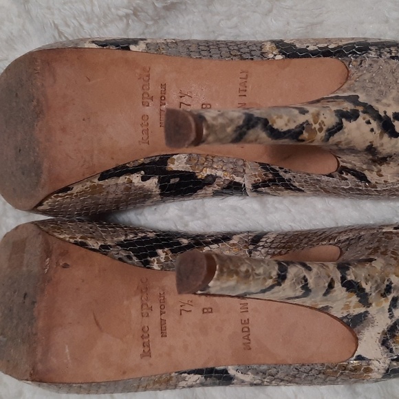 Kate Spade Snakeprint Shoes - Picture 5 of 7